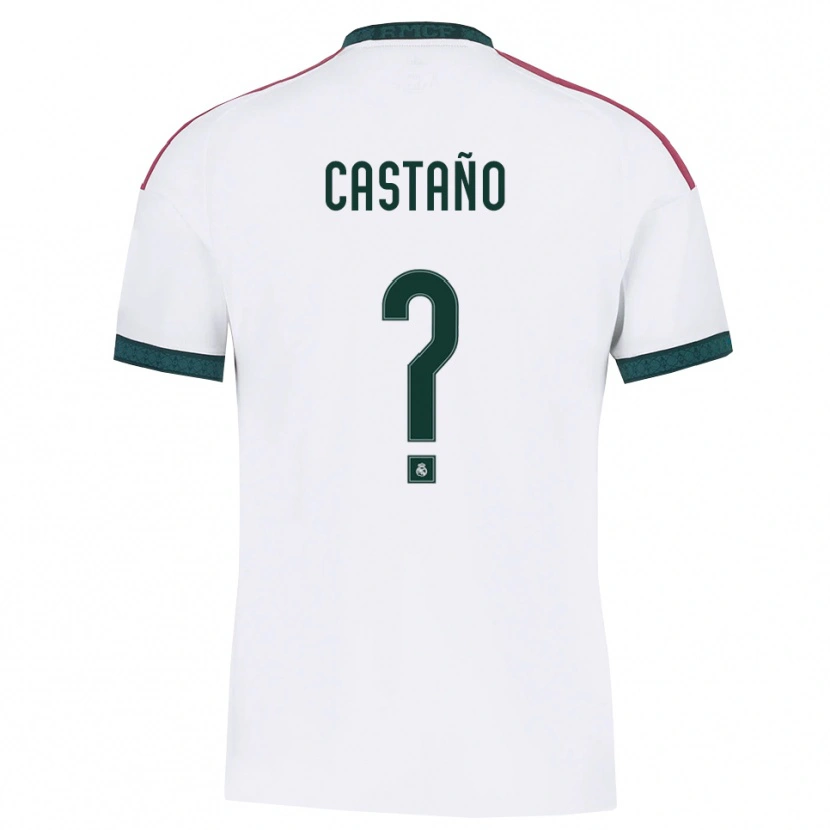 Danxen Kinderen Alejandro Castaño #0 Donkergroen Wit Rood Thuisshirt Thuistenue 2026/27 T-Shirt België