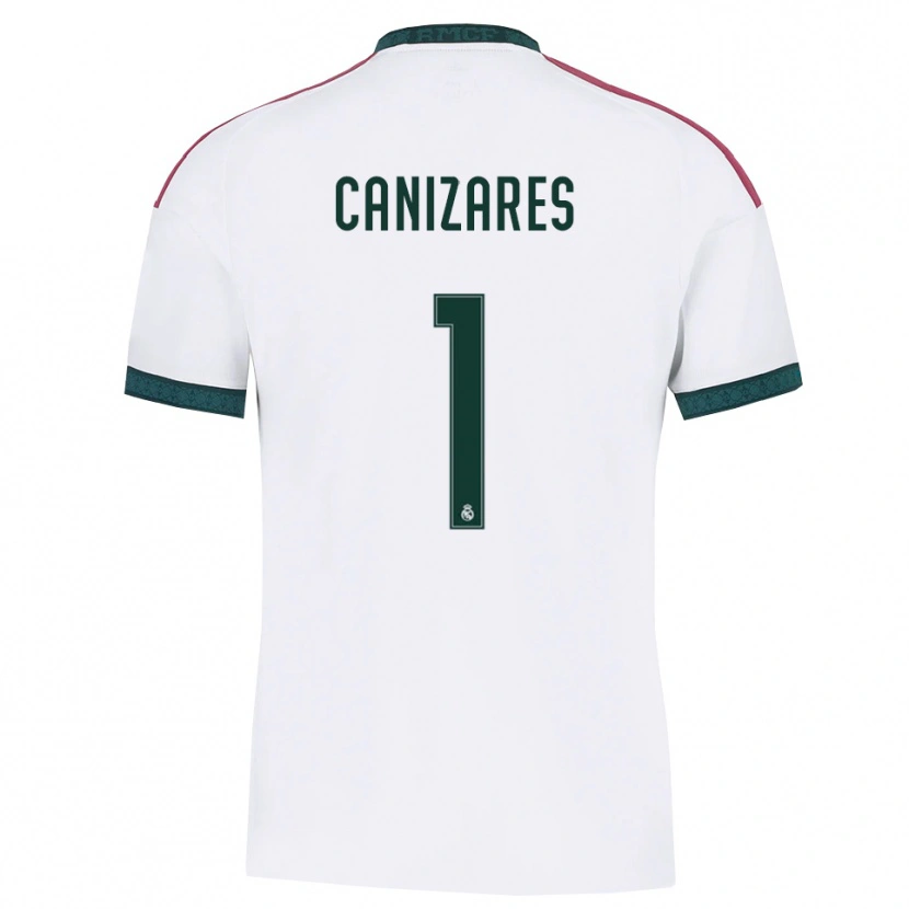 Danxen Kinderen Lucas Canizares #1 Donkergroen Wit Rood Thuisshirt Thuistenue 2026/27 T-Shirt België