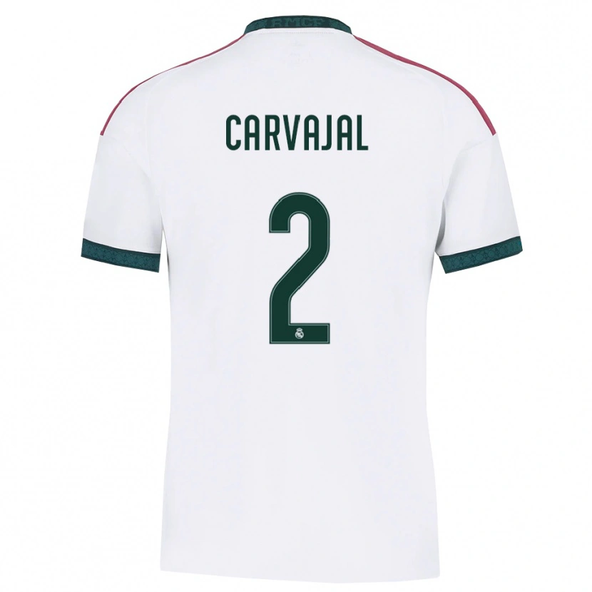 Danxen Kinderen Daniel Carvajal #2 Donkergroen Wit Rood Thuisshirt Thuistenue 2026/27 T-Shirt België