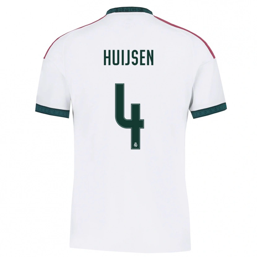 Danxen Kinderen Dean Huijsen #4 Donkergroen Wit Rood Thuisshirt Thuistenue 2026/27 T-Shirt België
