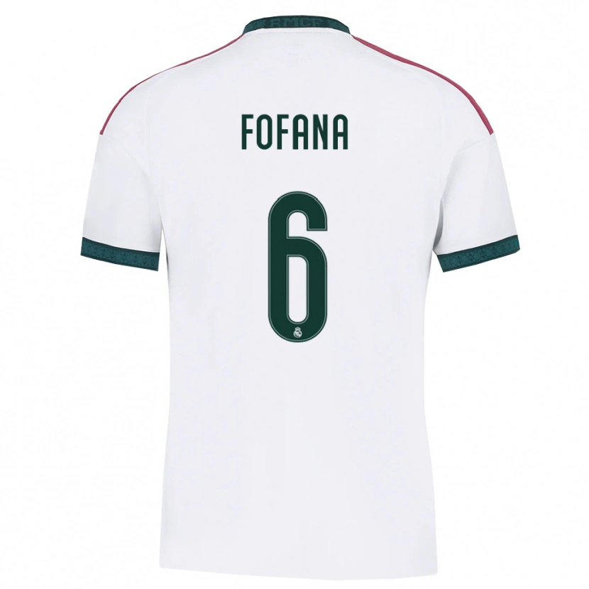 Danxen Kinderen Cherif Fofana #6 Donkergroen Wit Rood Thuisshirt Thuistenue 2026/27 T-Shirt België