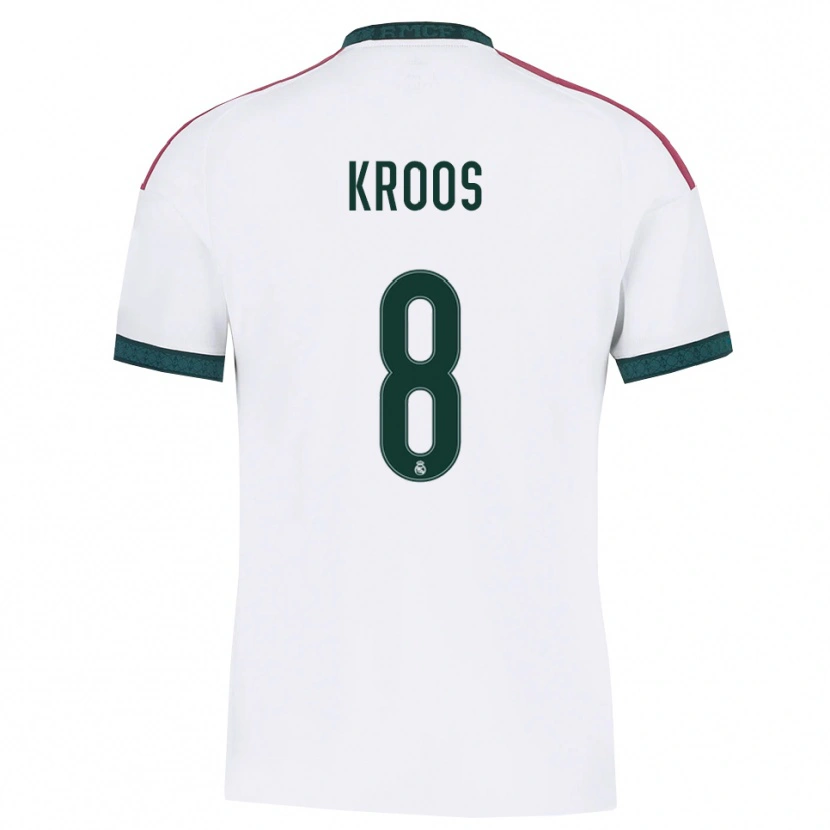 Danxen Kinderen Toni Kroos #8 Donkergroen Wit Rood Thuisshirt Thuistenue 2026/27 T-Shirt België