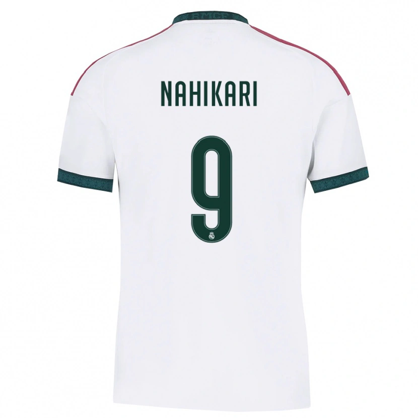 Danxen Kinderen Nahikari Garcia #9 Donkergroen Wit Rood Thuisshirt Thuistenue 2026/27 T-Shirt België