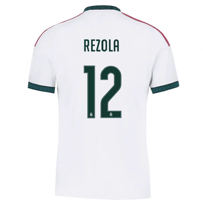 Danxen Kinderen Manex Rezola #12 Donkergroen Wit Rood Thuisshirt Thuistenue 2026/27 T-Shirt België