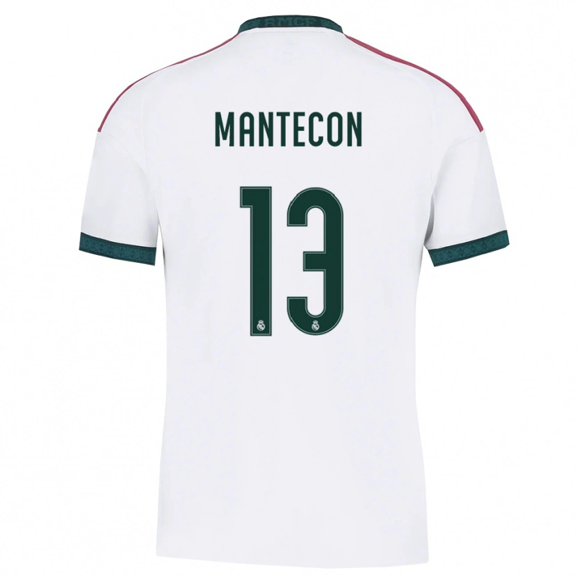 Danxen Kinderen Hugo Mantecon #13 Donkergroen Wit Rood Thuisshirt Thuistenue 2026/27 T-Shirt België