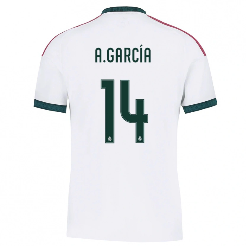 Danxen Kinderen Aimar García #14 Donkergroen Wit Rood Thuisshirt Thuistenue 2026/27 T-Shirt België