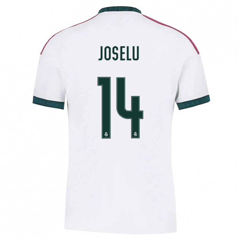 Danxen Kinderen Joselu #14 Donkergroen Wit Rood Thuisshirt Thuistenue 2026/27 T-Shirt België