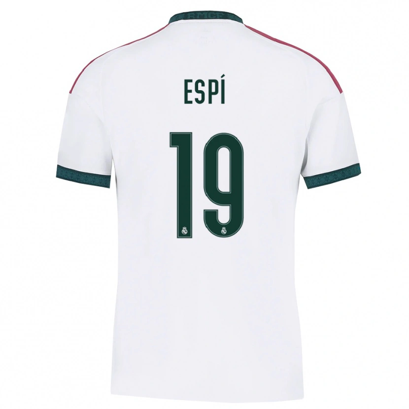 Danxen Kinderen Carlos Espí #19 Donkergroen Wit Rood Thuisshirt Thuistenue 2026/27 T-Shirt België
