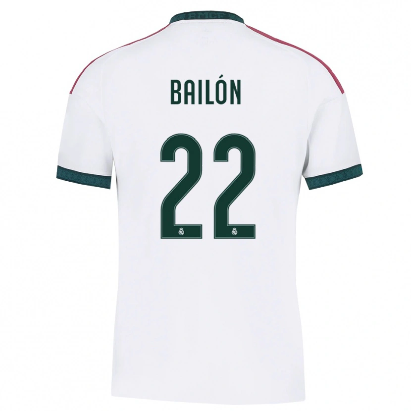 Danxen Kinderen Javi Bailón #22 Donkergroen Wit Rood Thuisshirt Thuistenue 2026/27 T-Shirt België