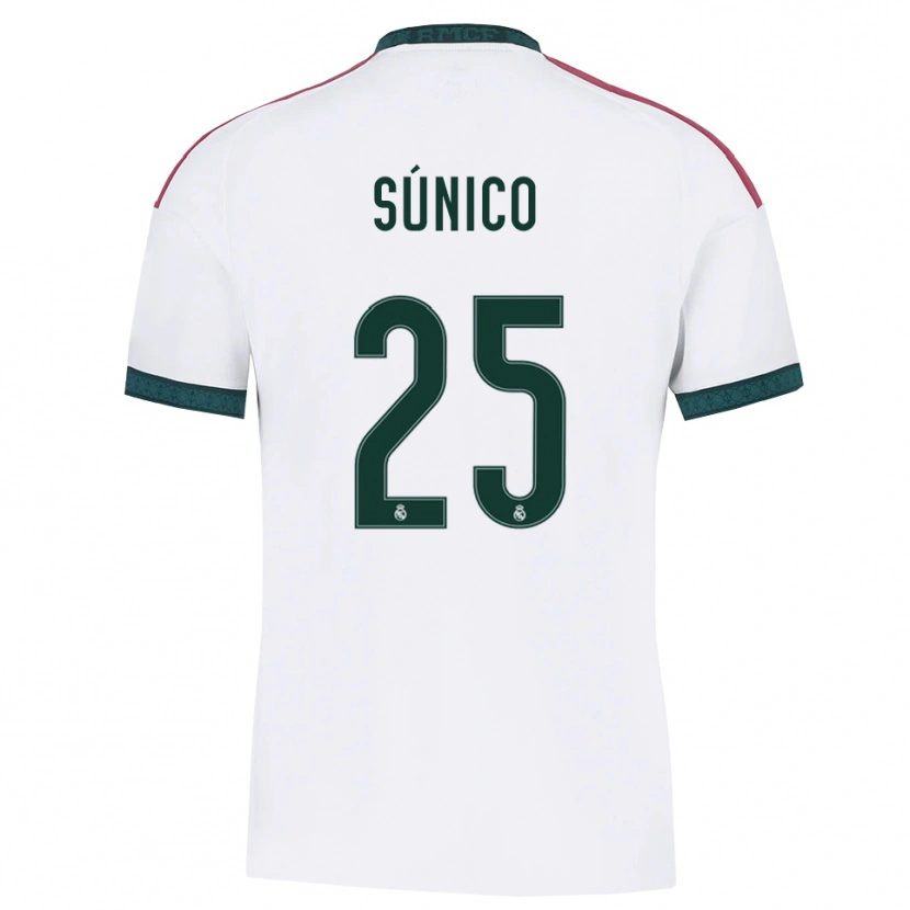 Danxen Kinderen Guille Súnico #25 Donkergroen Wit Rood Thuisshirt Thuistenue 2026/27 T-Shirt België