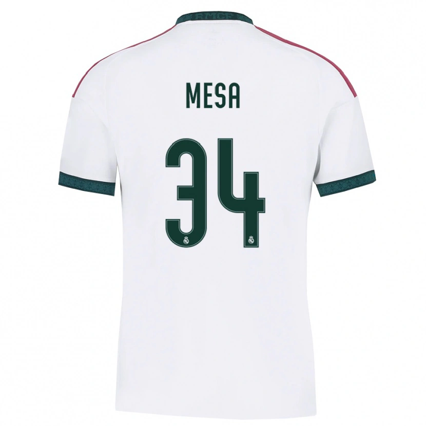 Danxen Kinderen Óscar Mesa #34 Donkergroen Wit Rood Thuisshirt Thuistenue 2026/27 T-Shirt België