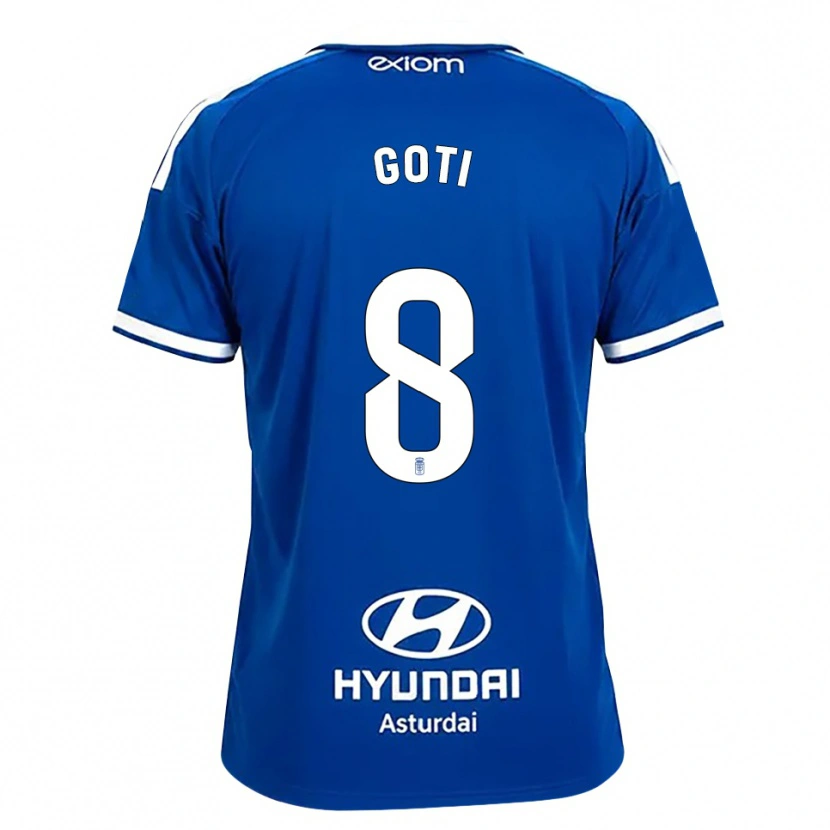 Danxen Kinderen Mikel Goti #8 Mediumblauw Wit Thuisshirt Thuistenue 2026/27 T-Shirt België
