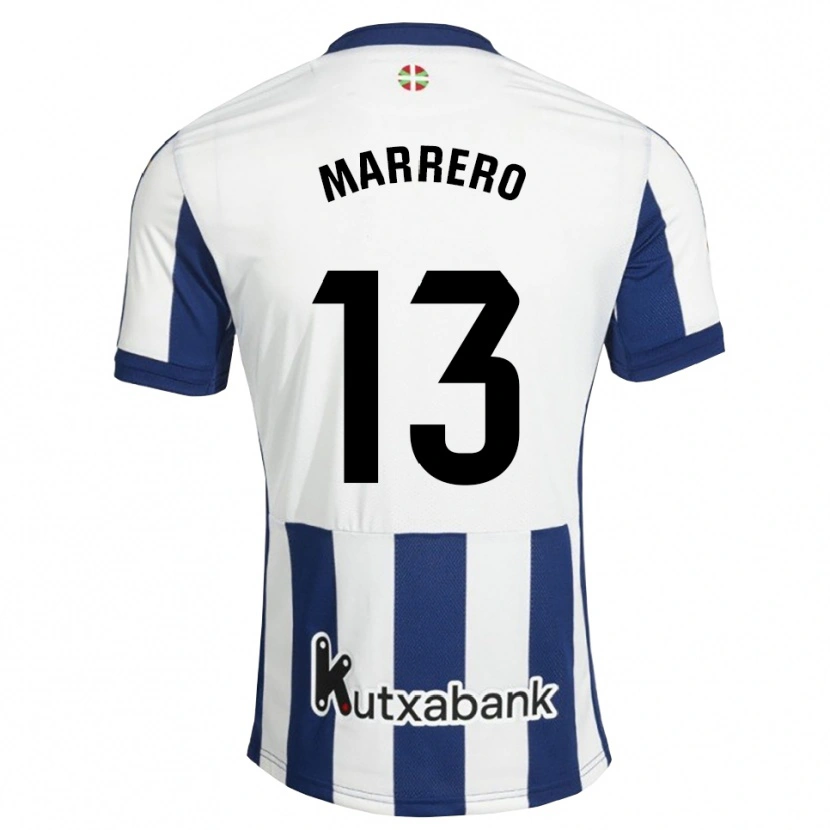 Danxen Kinderen Unai Marrero #13 Marineblauw Wit Goudenrood Thuisshirt Thuistenue 2026/27 T-Shirt België