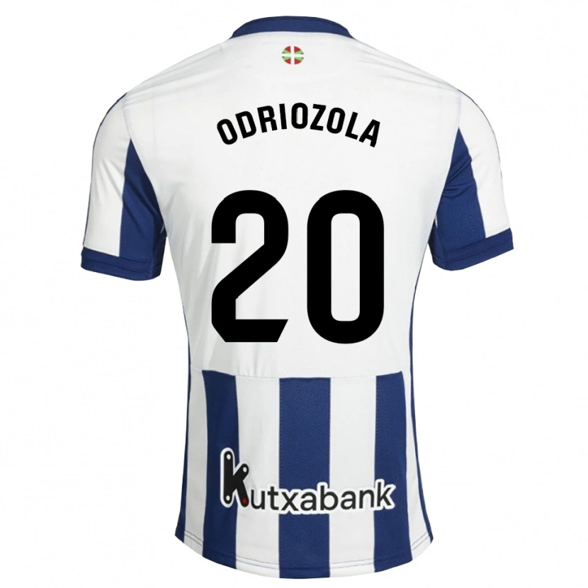 Danxen Kinderen Álvaro Odriozola #20 Marineblauw Wit Goudenrood Thuisshirt Thuistenue 2026/27 T-Shirt België