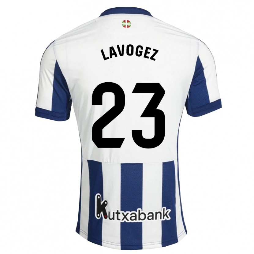 Danxen Kinderen Claire Lavogez #23 Marineblauw Wit Goudenrood Thuisshirt Thuistenue 2026/27 T-Shirt België