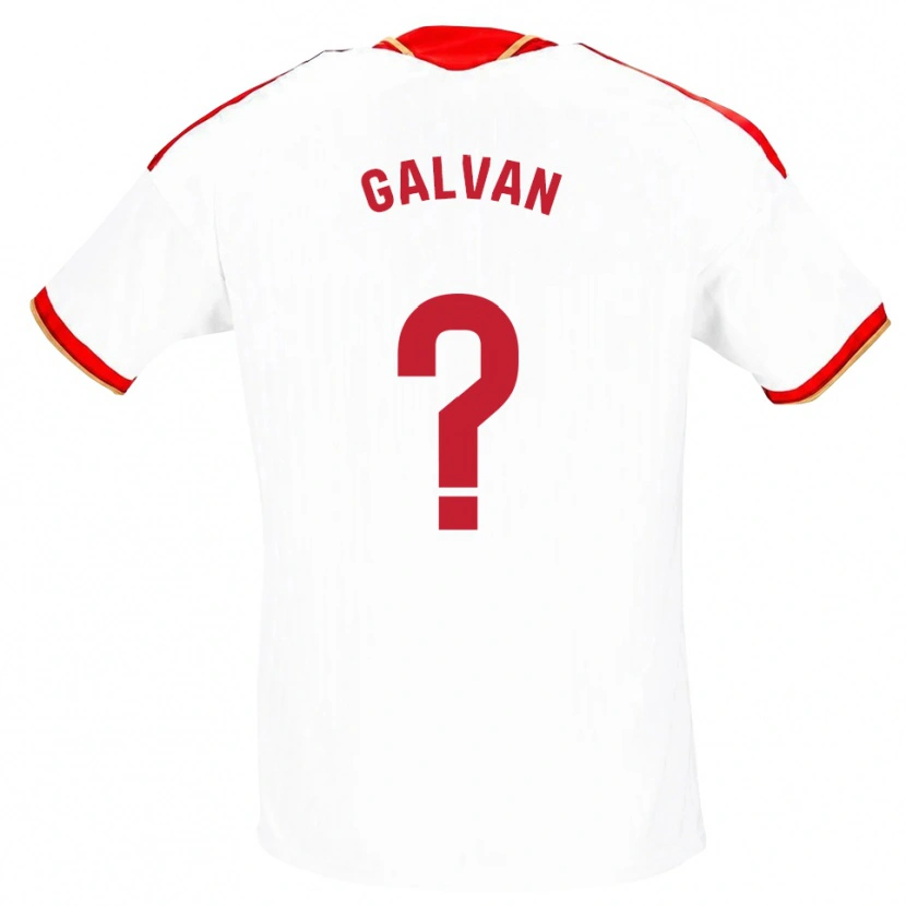 Danxen Kinderen Arnaudis Galván #0 Wit Rood Thuisshirt Thuistenue 2026/27 T-Shirt België