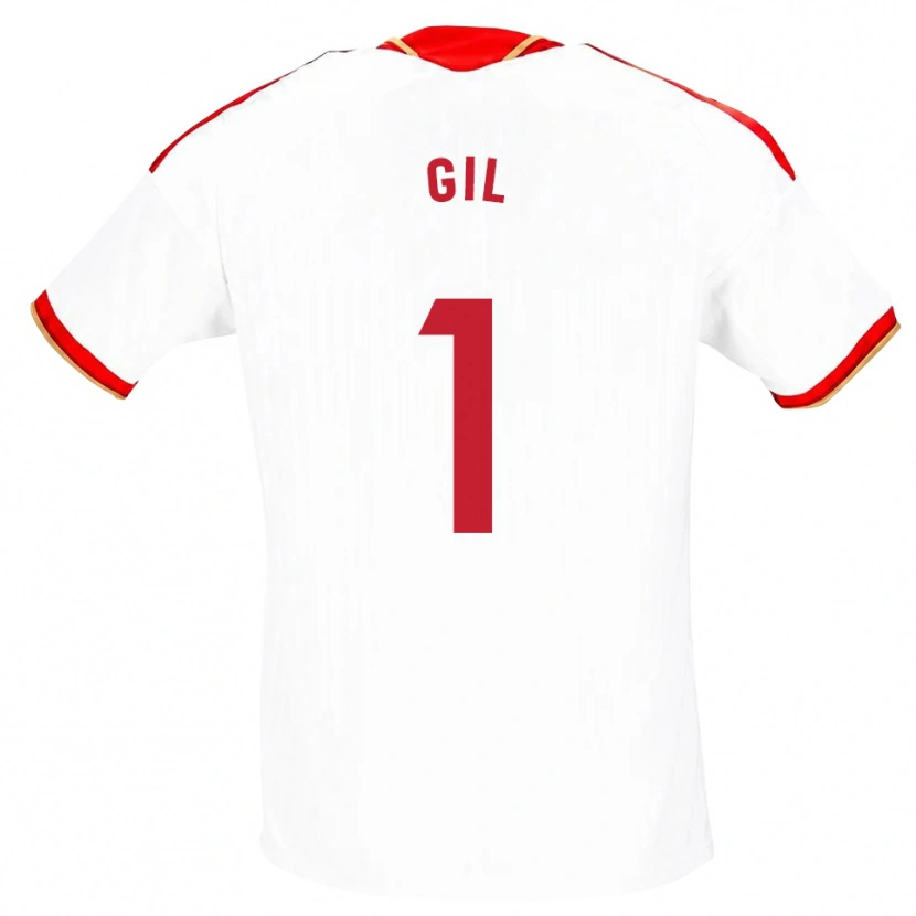 Danxen Kinderen David Gil #1 Wit Rood Thuisshirt Thuistenue 2026/27 T-Shirt België