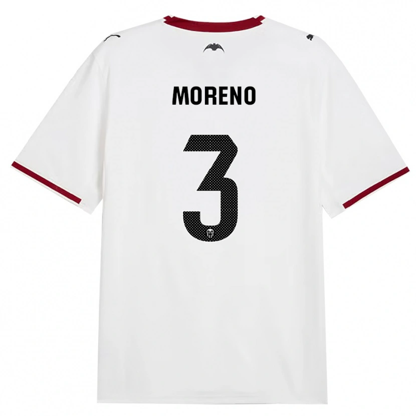 Danxen Kinderen Diego Moreno #3 Zwart Wit Rood Geel Thuisshirt Thuistenue 2026/27 T-Shirt België