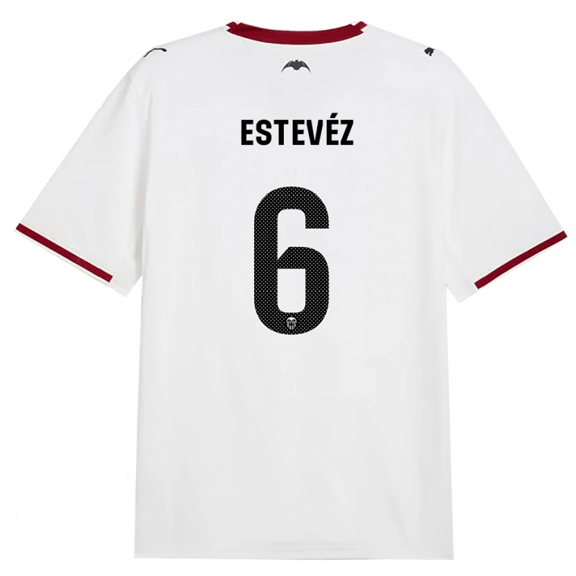 Danxen Kinderen Alejandro Estevéz #6 Zwart Wit Rood Geel Thuisshirt Thuistenue 2026/27 T-Shirt België