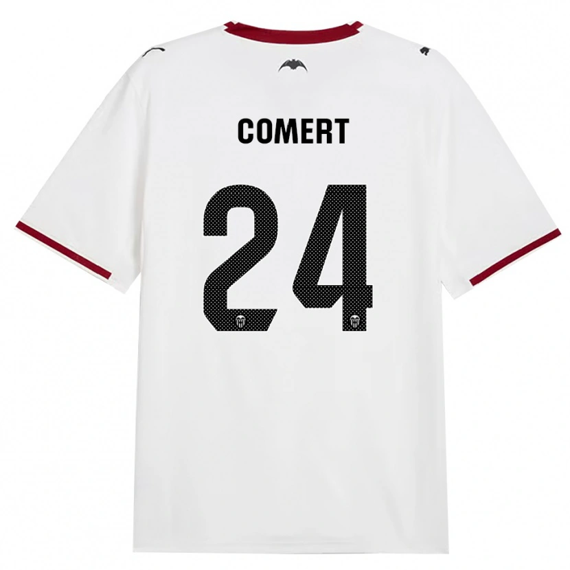 Danxen Kinderen Eray Comert #24 Zwart Wit Rood Geel Thuisshirt Thuistenue 2026/27 T-Shirt België