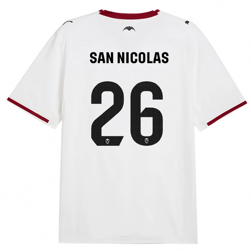 Danxen Kinderen Olga San Nicolas #26 Zwart Wit Rood Geel Thuisshirt Thuistenue 2026/27 T-Shirt België