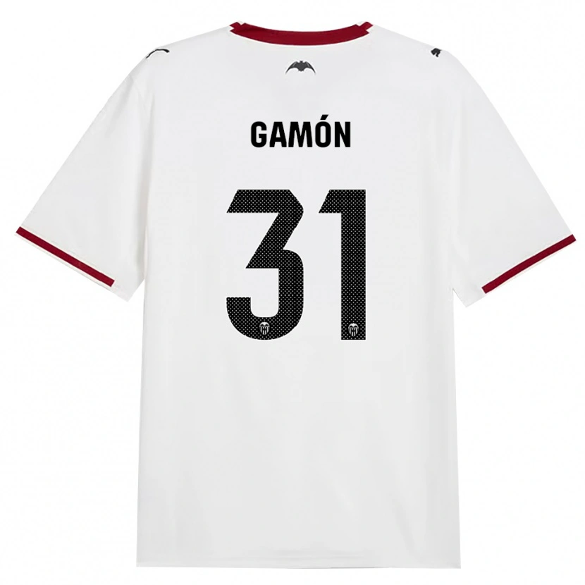 Danxen Kinderen Rodrigo Gamón #31 Zwart Wit Rood Geel Thuisshirt Thuistenue 2026/27 T-Shirt België
