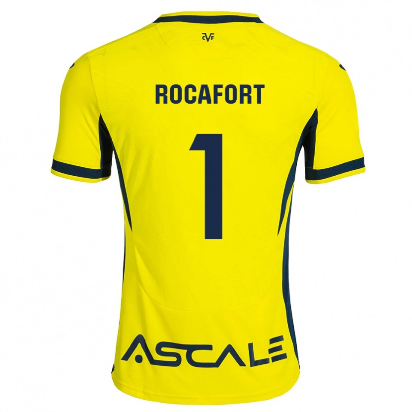 Danxen Kinderen Rodrigo Rocafort #1 Geel Zwart Rood Thuisshirt Thuistenue 2026/27 T-Shirt België