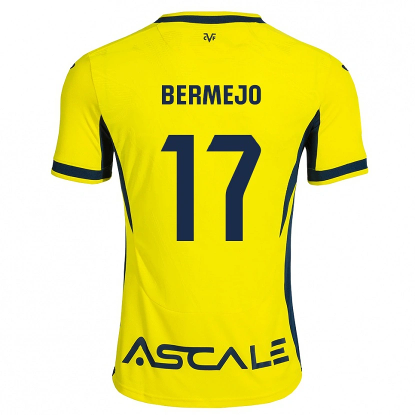 Danxen Kinderen Celso Bermejo #17 Geel Zwart Rood Thuisshirt Thuistenue 2026/27 T-Shirt België