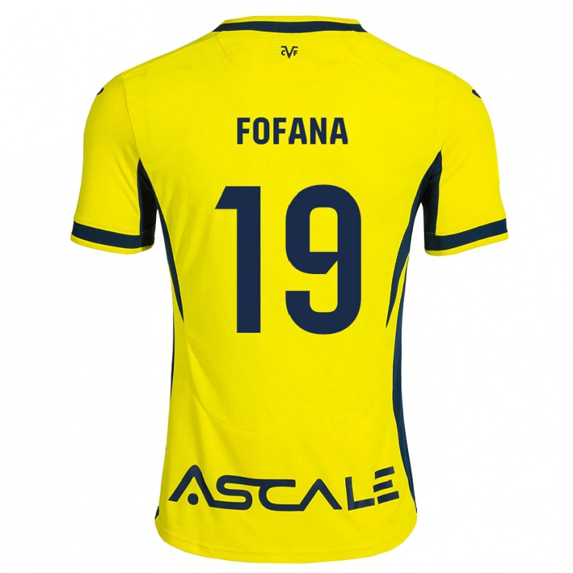 Danxen Kinderen Douga Fofana #19 Geel Zwart Rood Thuisshirt Thuistenue 2026/27 T-Shirt België