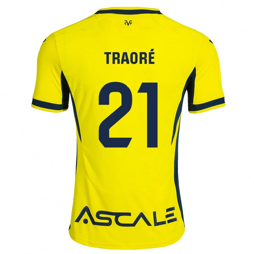 Danxen Kinderen Moussa Traoré #21 Geel Zwart Rood Thuisshirt Thuistenue 2026/27 T-Shirt België