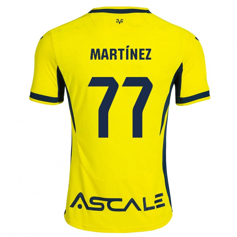 Danxen Kinderen Enric Martínez #77 Geel Zwart Rood Thuisshirt Thuistenue 2026/27 T-Shirt België