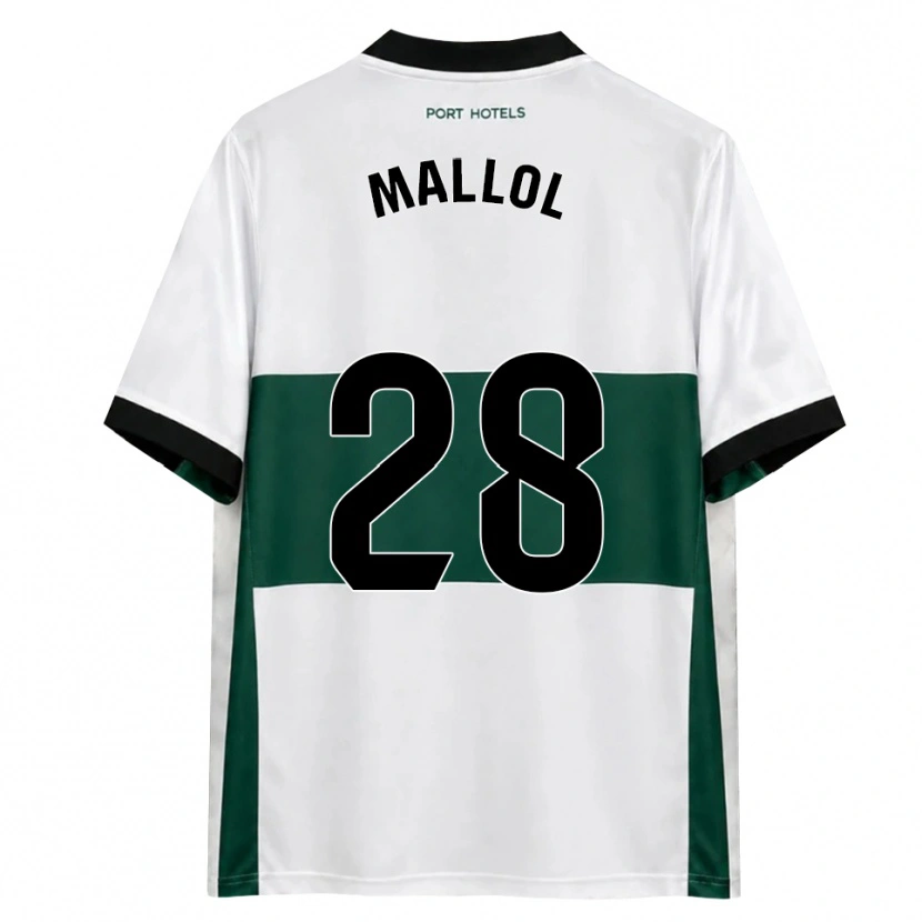 Danxen Kinderen Enrique Mallol #28 Groen Wit Rood Thuisshirt Thuistenue 2026/27 T-Shirt België