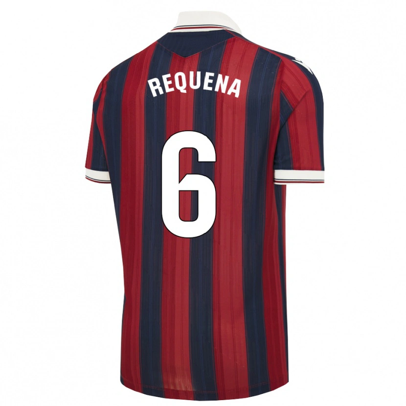 Danxen Kinderen Dani Requena #6 Middernachtblauw Rood Thuisshirt Thuistenue 2026/27 T-Shirt België
