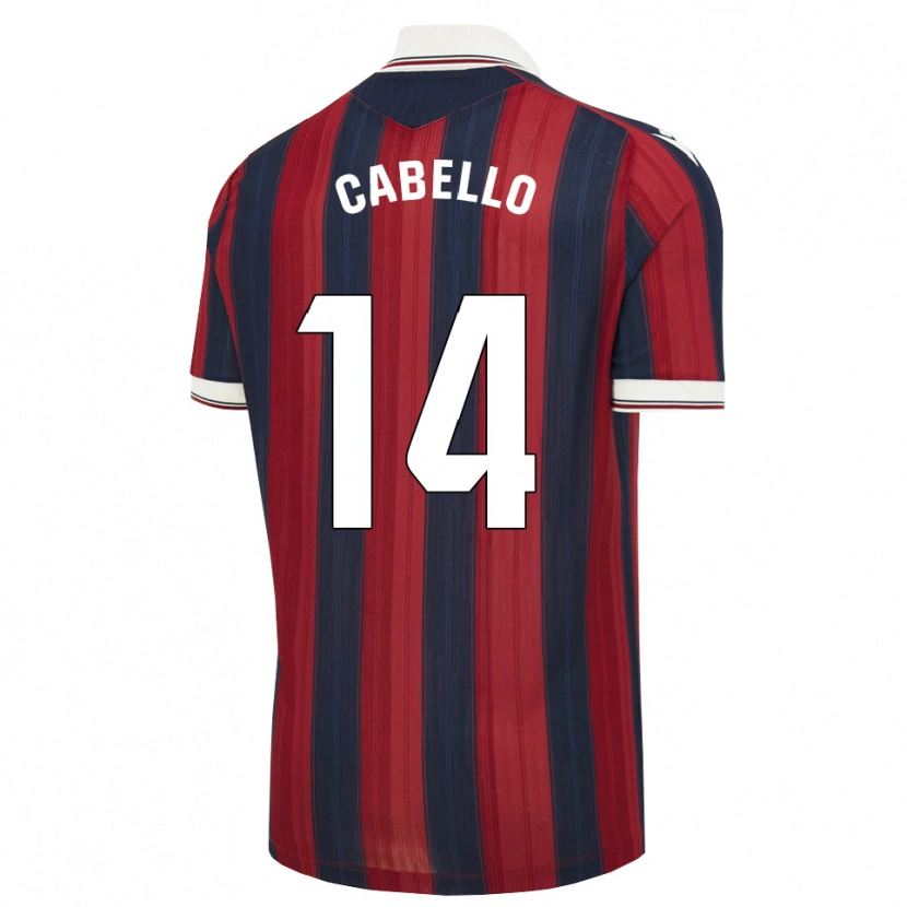 Danxen Kinderen Jorge Cabello #14 Middernachtblauw Rood Thuisshirt Thuistenue 2026/27 T-Shirt België