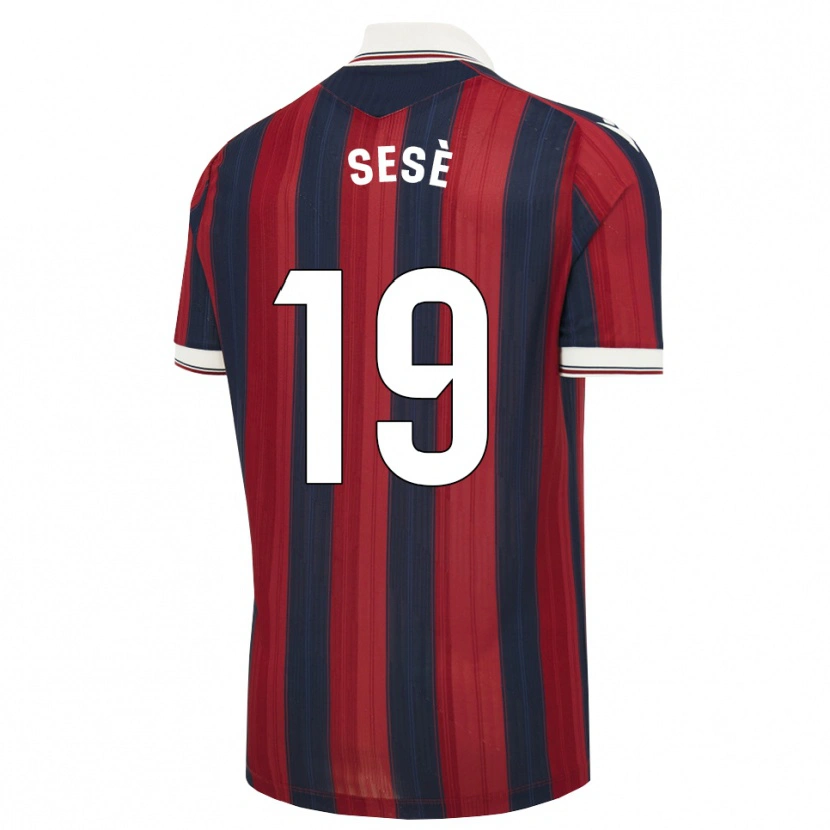 Danxen Kinderen Mario Sesè #19 Middernachtblauw Rood Thuisshirt Thuistenue 2026/27 T-Shirt België