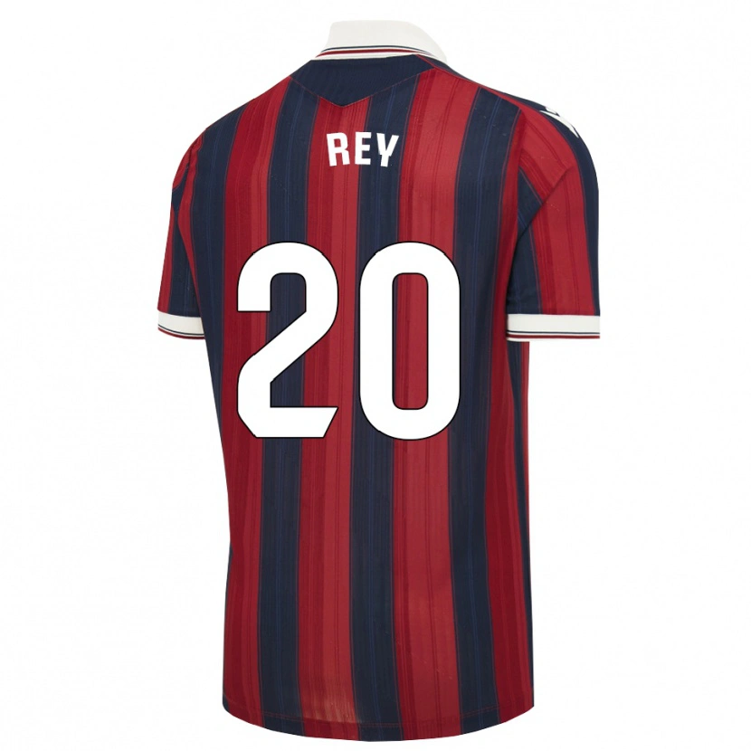 Danxen Kinderen Oriol Rey #20 Middernachtblauw Rood Thuisshirt Thuistenue 2026/27 T-Shirt België