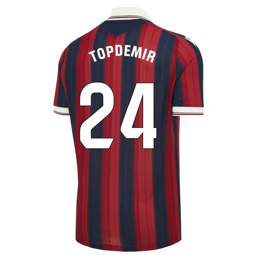 Danxen Kinderen Karan Topdemir #24 Middernachtblauw Rood Thuisshirt Thuistenue 2026/27 T-Shirt België