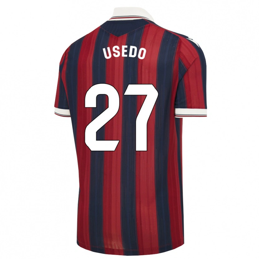Danxen Kinderen Manel Usedo #27 Middernachtblauw Rood Thuisshirt Thuistenue 2026/27 T-Shirt België