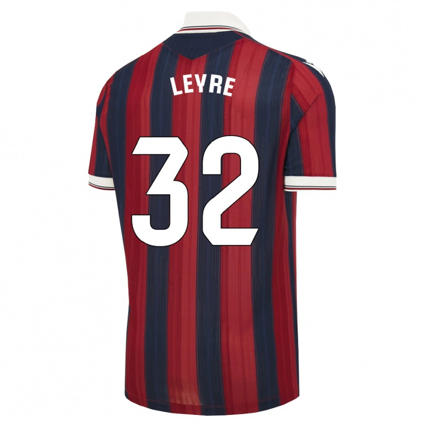 Danxen Kinderen Leyre Secades #32 Middernachtblauw Rood Thuisshirt Thuistenue 2026/27 T-Shirt België