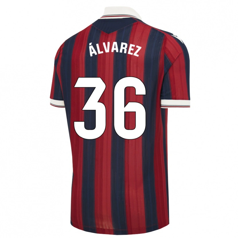 Danxen Kinderen Anna Álvarez #36 Middernachtblauw Rood Thuisshirt Thuistenue 2026/27 T-Shirt België