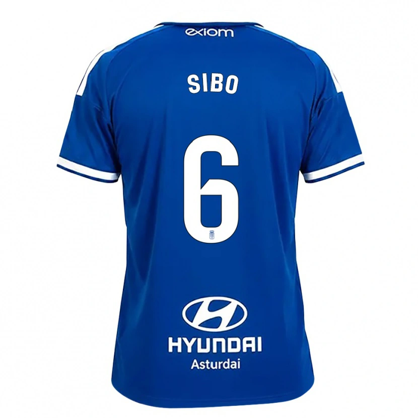 Danxen Kinderen Kwasi Sibo #6 Mediumblauw Wit Thuisshirt Thuistenue 2026/27 T-Shirt België
