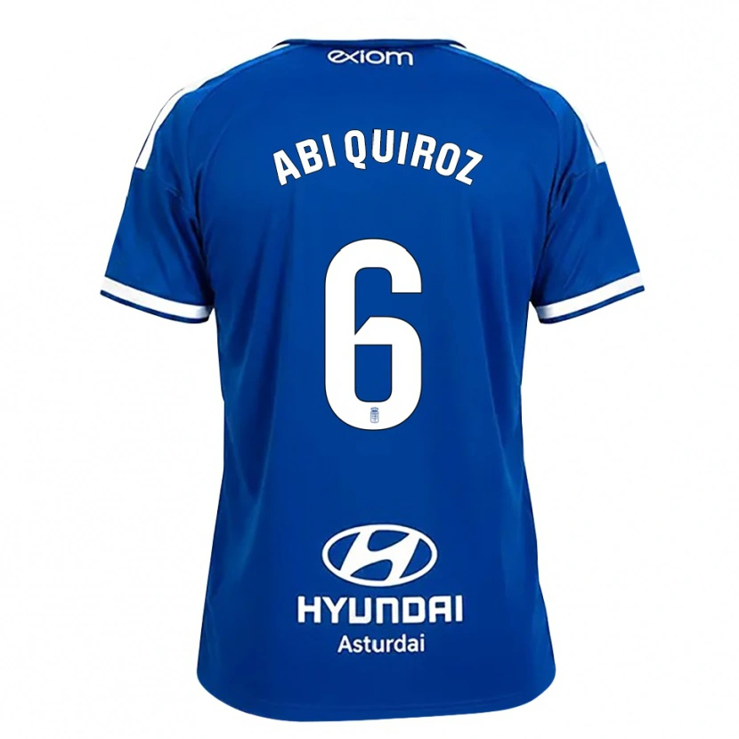 Danxen Kinderen Abi Quiroz #6 Mediumblauw Wit Thuisshirt Thuistenue 2026/27 T-Shirt België