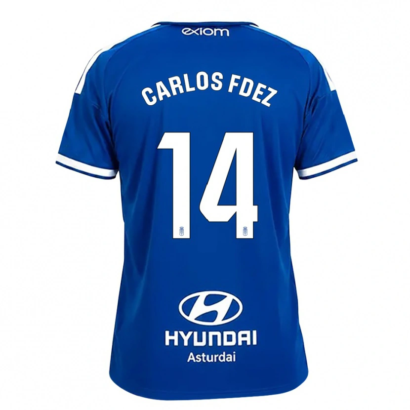 Danxen Kinderen Carlos Fernández #14 Mediumblauw Wit Thuisshirt Thuistenue 2026/27 T-Shirt België