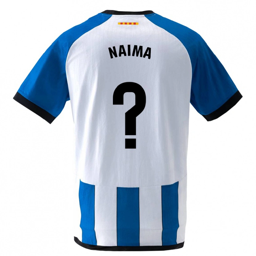 Danxen Kinderen Naima García Aguilar #0 Koninklijk Blauw Wit Thuisshirt Thuistenue 2026/27 T-Shirt België