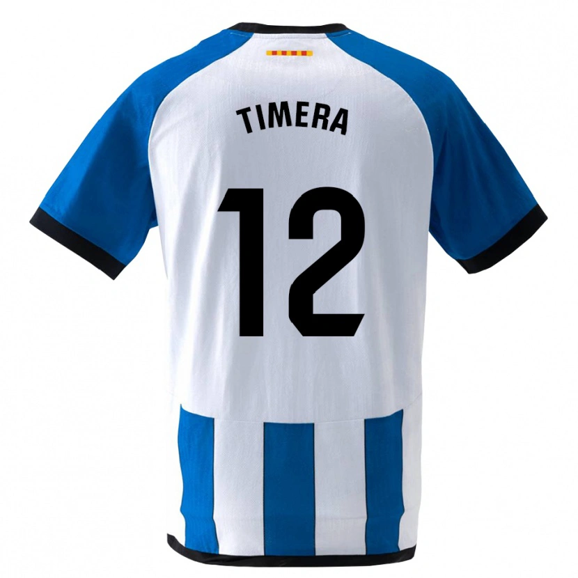 Danxen Kinderen Adama Timera #12 Koninklijk Blauw Wit Thuisshirt Thuistenue 2026/27 T-Shirt België