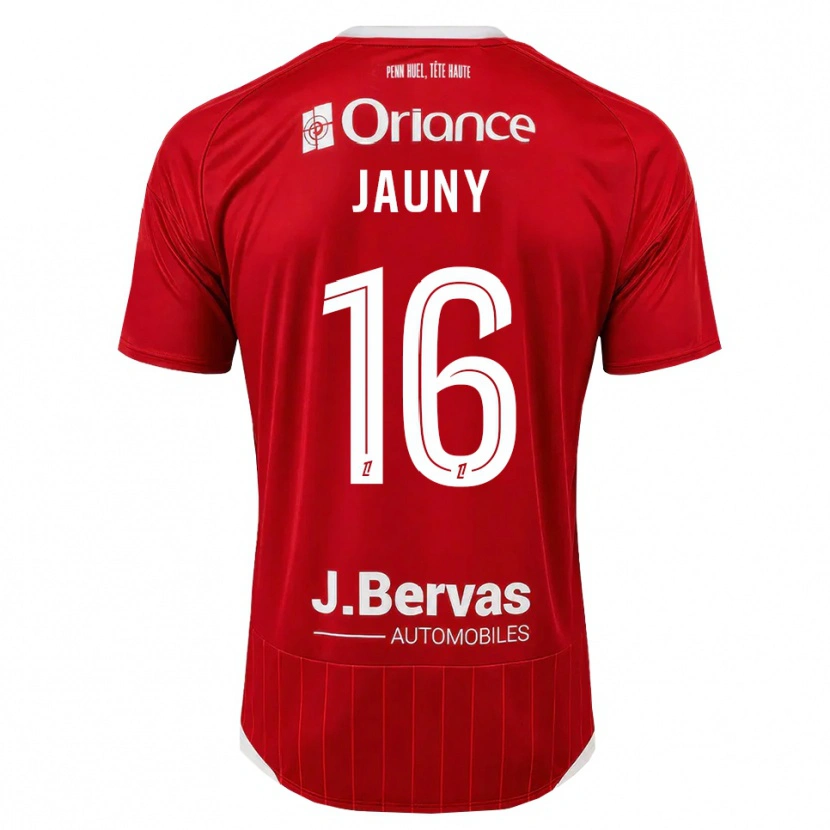 Danxen Kinderen Noah Jauny #16 Wit Rood Thuisshirt Thuistenue 2026/27 T-Shirt België