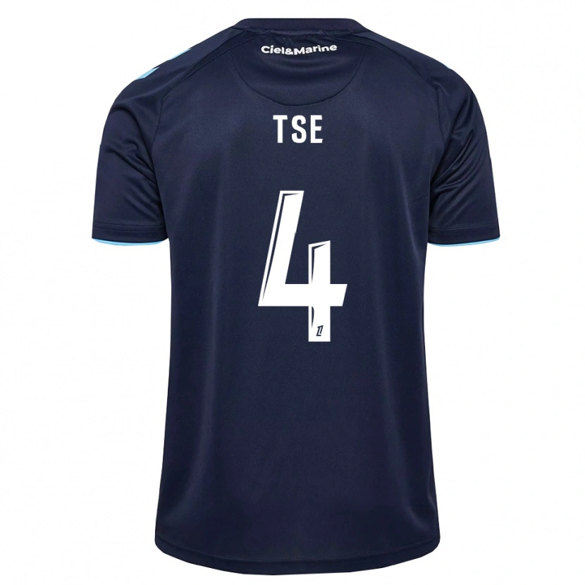 Danxen Kinderen Élisabeth Tsé #4 Centaurieblauw Middernachtblauw Thuisshirt Thuistenue 2026/27 T-Shirt België