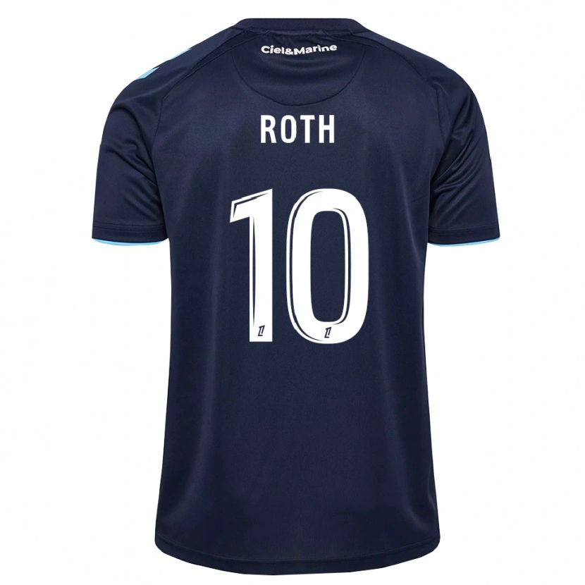 Danxen Kinderen Madeline Roth #10 Centaurieblauw Middernachtblauw Thuisshirt Thuistenue 2026/27 T-Shirt België