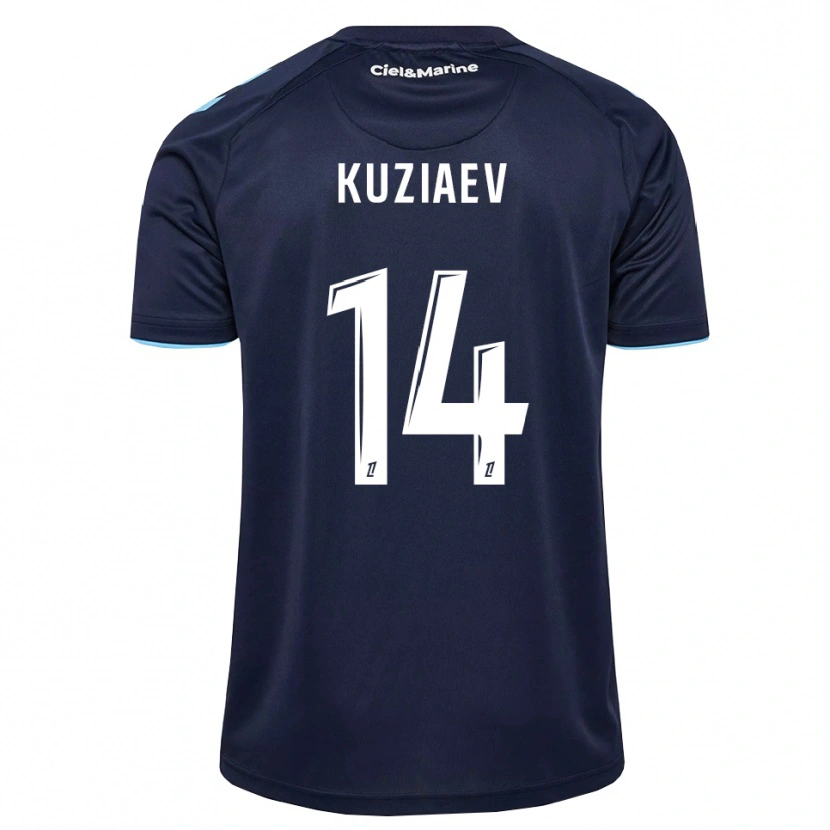 Danxen Kinderen Daler Kuzyaev #14 Centaurieblauw Middernachtblauw Thuisshirt Thuistenue 2026/27 T-Shirt België