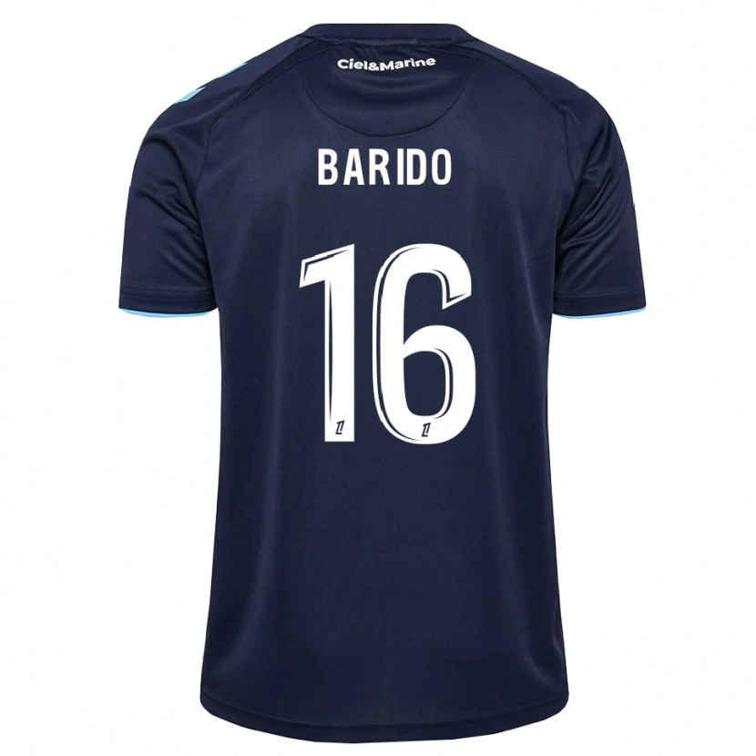 Danxen Kinderen Jules Barido #16 Centaurieblauw Middernachtblauw Thuisshirt Thuistenue 2026/27 T-Shirt België